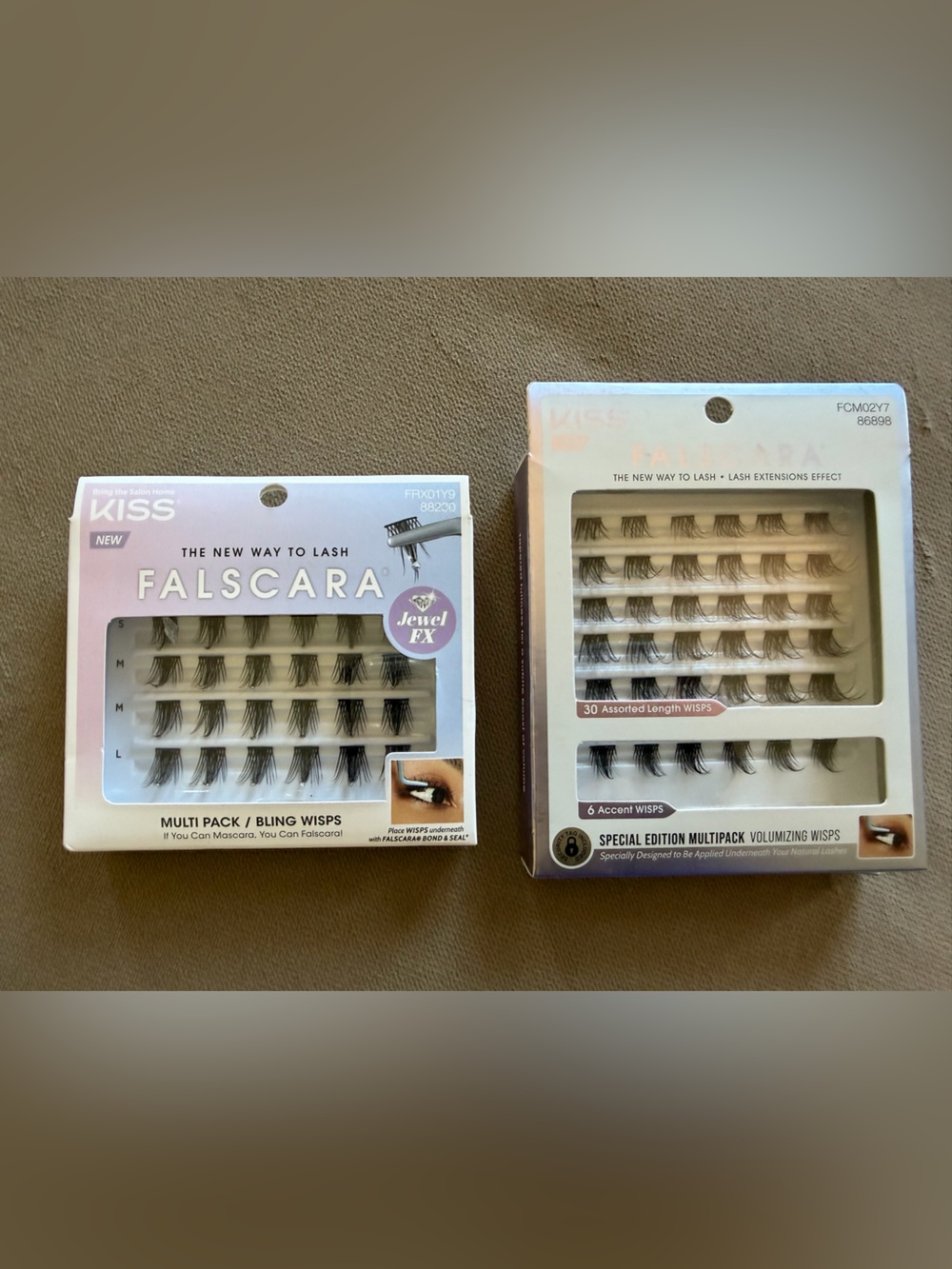 Kiss Falscara multi pack and bling wisps